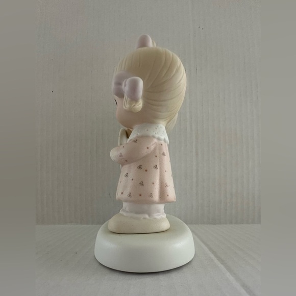 Precious Moments 10th Anniversary Cake Topper - Cream and Pink - Picture 7 of 16